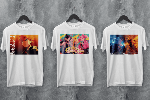 Майки аниме принт